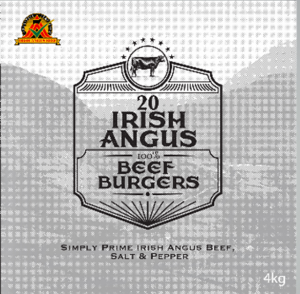 Irish Angus Beef Burgers - Premium Export